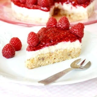 Vegan Raspberry Cheesecake