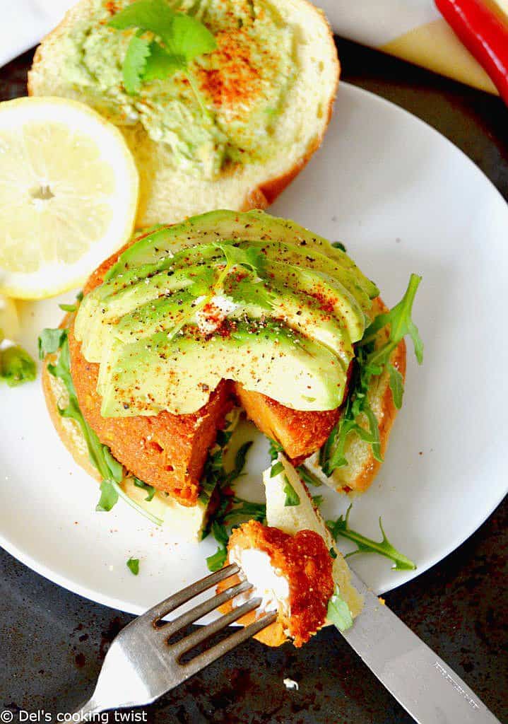 Sweet Potato Veggie Burgers - Del's cooking twist