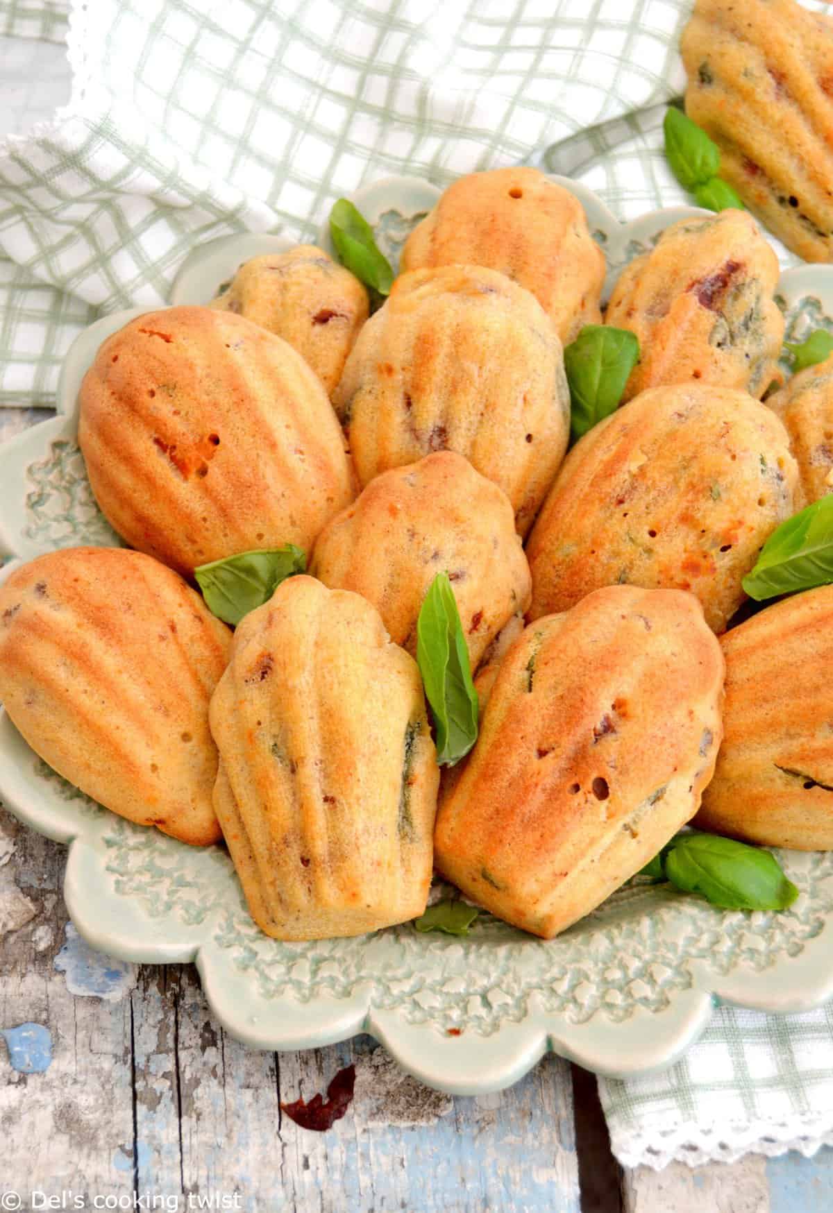 Madeleines au chèvre et aux tomates séchées Del's cooking twist