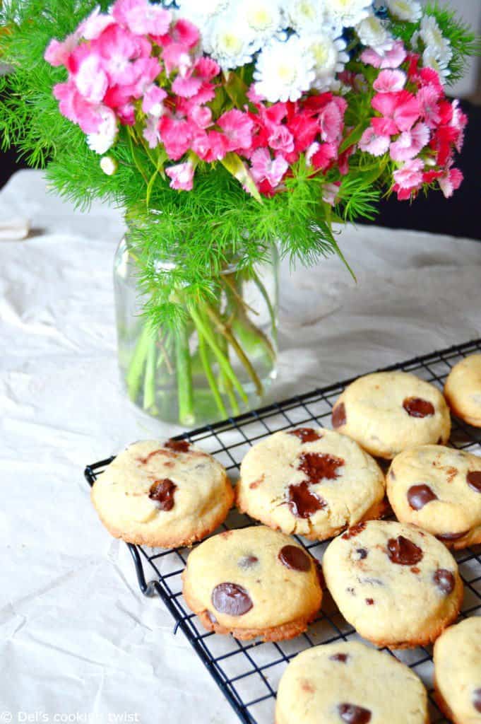 La Sablesienne “Happiness” Tin Box – Chocolate Chip Shortbread Cookies