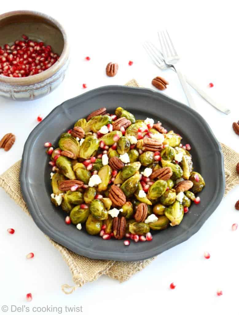 Maple Balsamic Brussels Sprouts