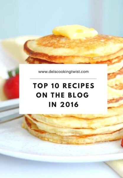 Top 10 2016 recipes