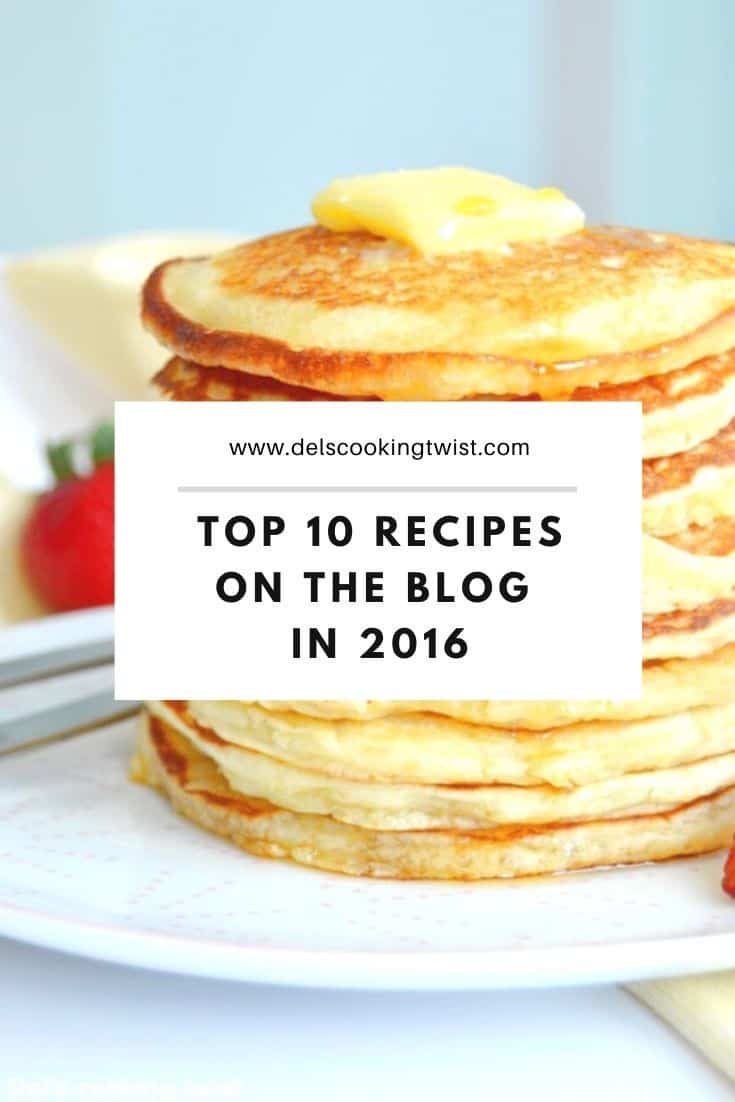 Top 10 2016 recipes