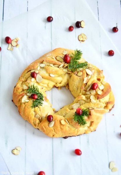 Couronne des rois garnie à la crème d'amande