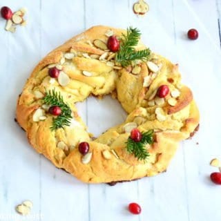 Couronne des rois garnie à la crème d'amande