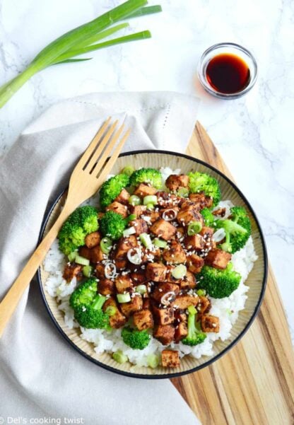 Asian Tofu Broccoli Stir Fry