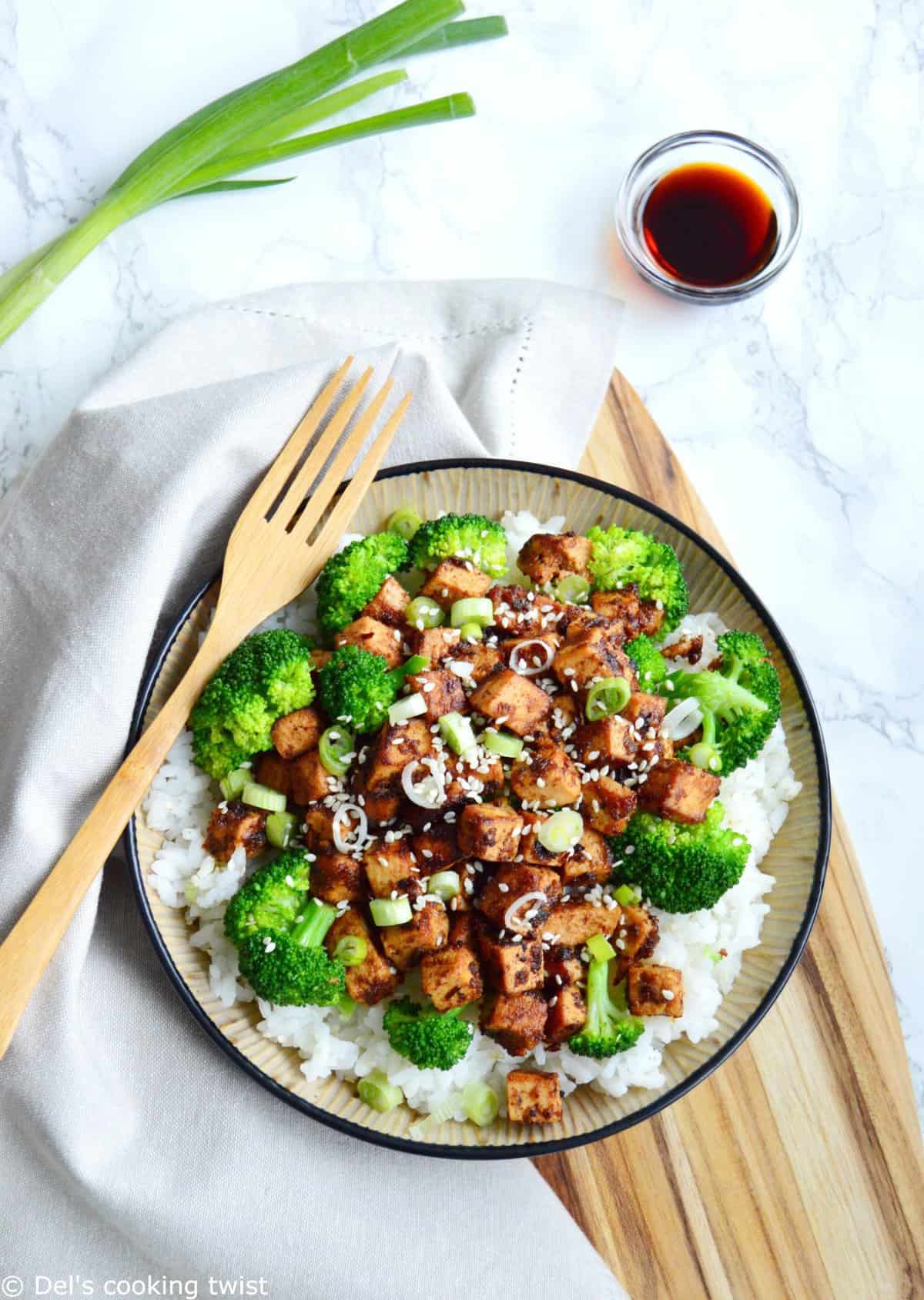 Asian Tofu Broccoli Stir Fry