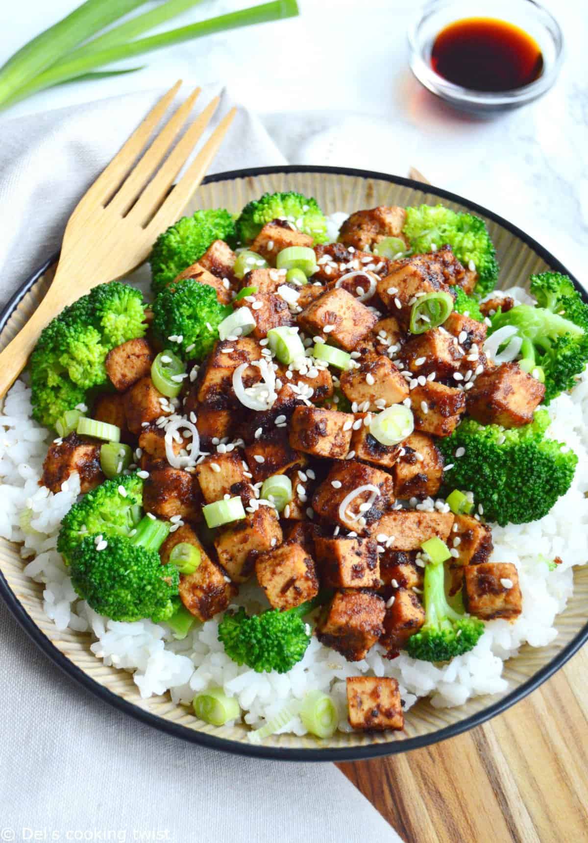 Asian Tofu Broccoli Stir Fry