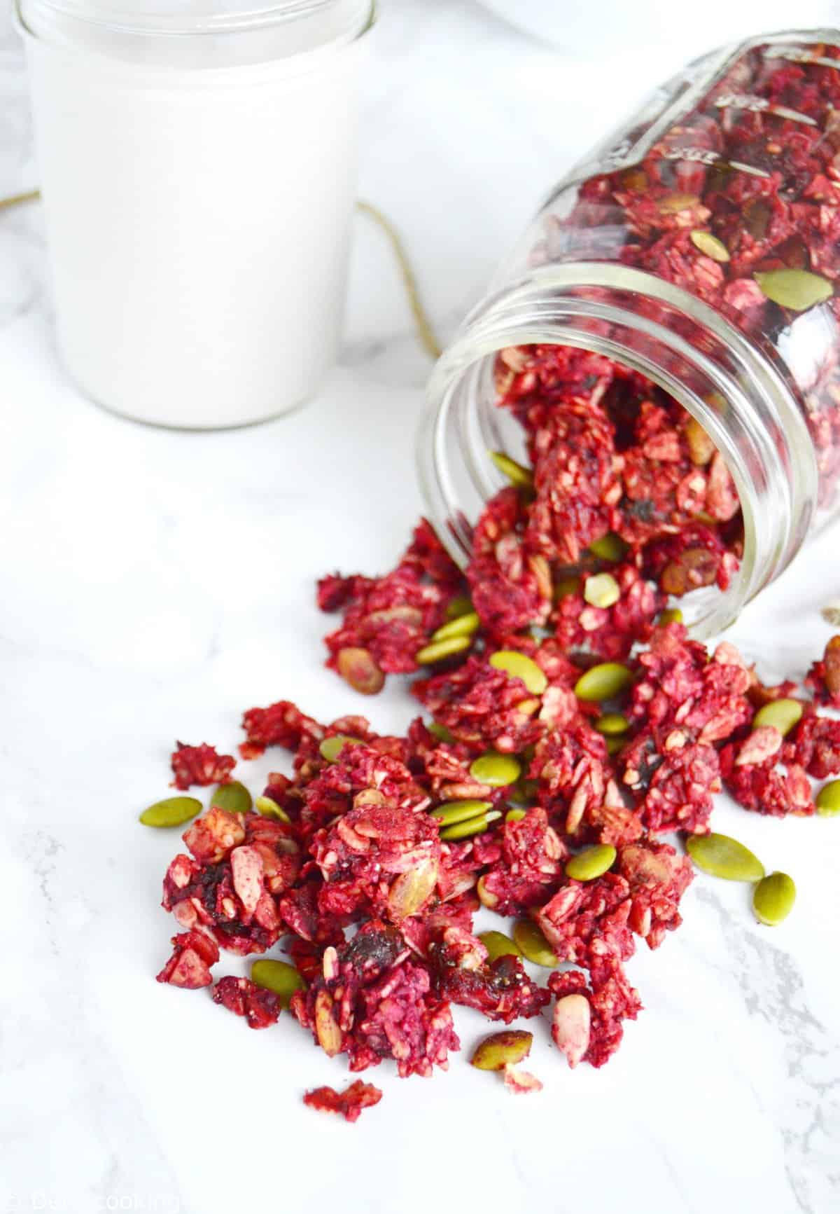 Beet Ginger Granola