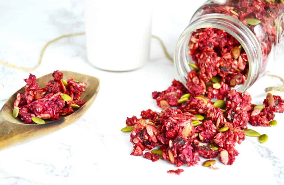 Beet Ginger Granola