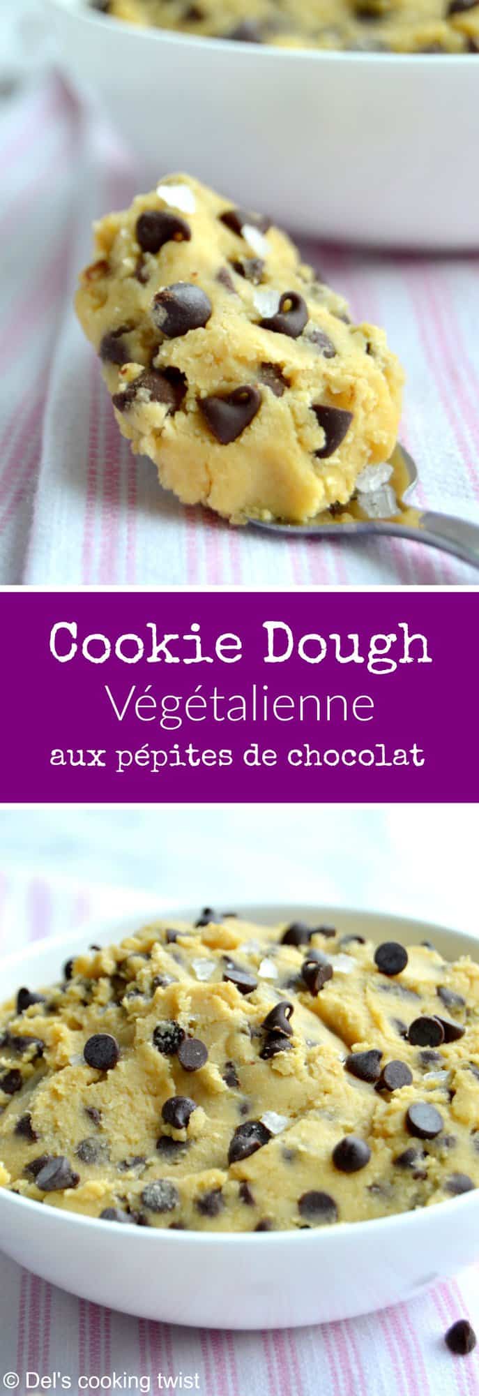 Cookie dough vegan aux pepites de chocolat