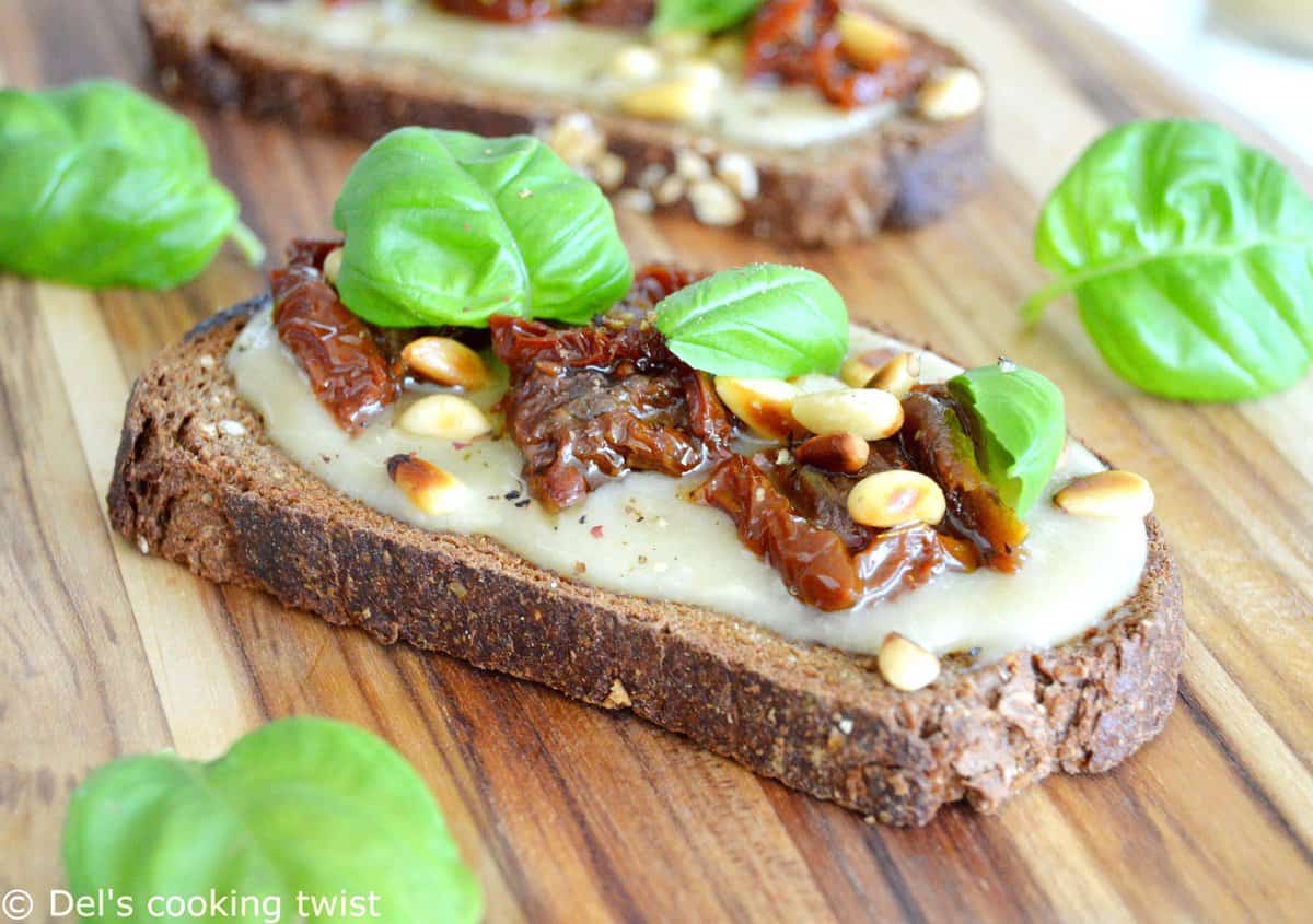 Tahini Sun-Dried Tomato Toast