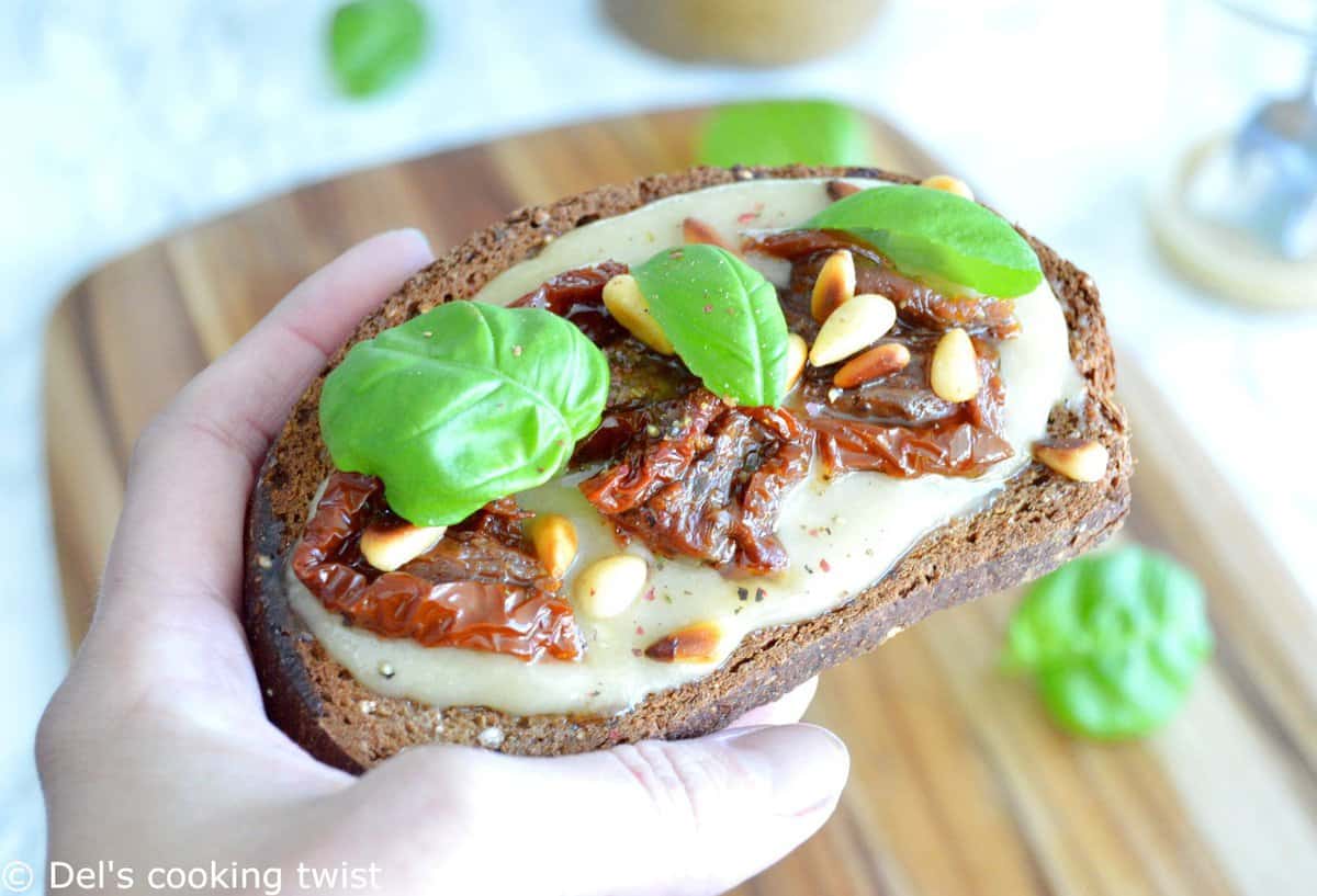 Tahini Sun-Dried Tomato Toast