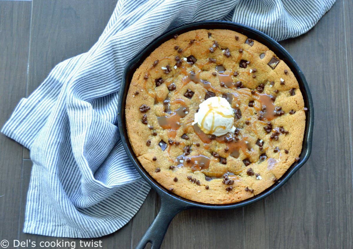 Chocolate Chip Skillet Cookie