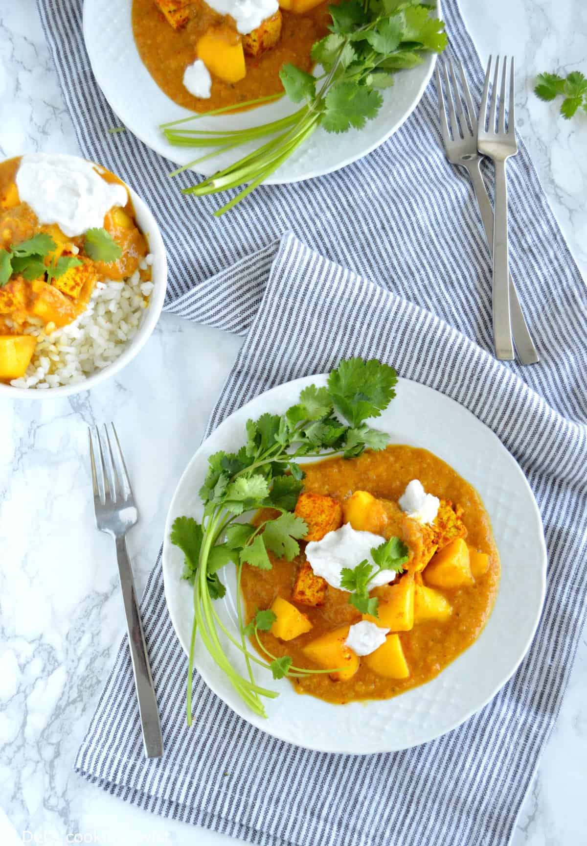 Mango Curry Tofu