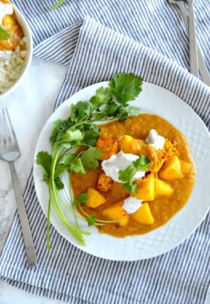 Mango Curry Tofu