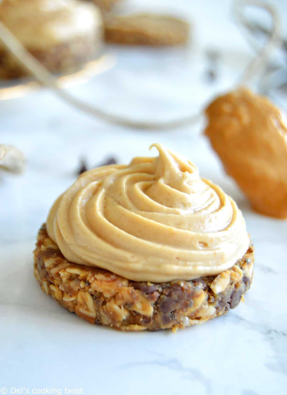 Mini Healthy Peanut Butter Pies