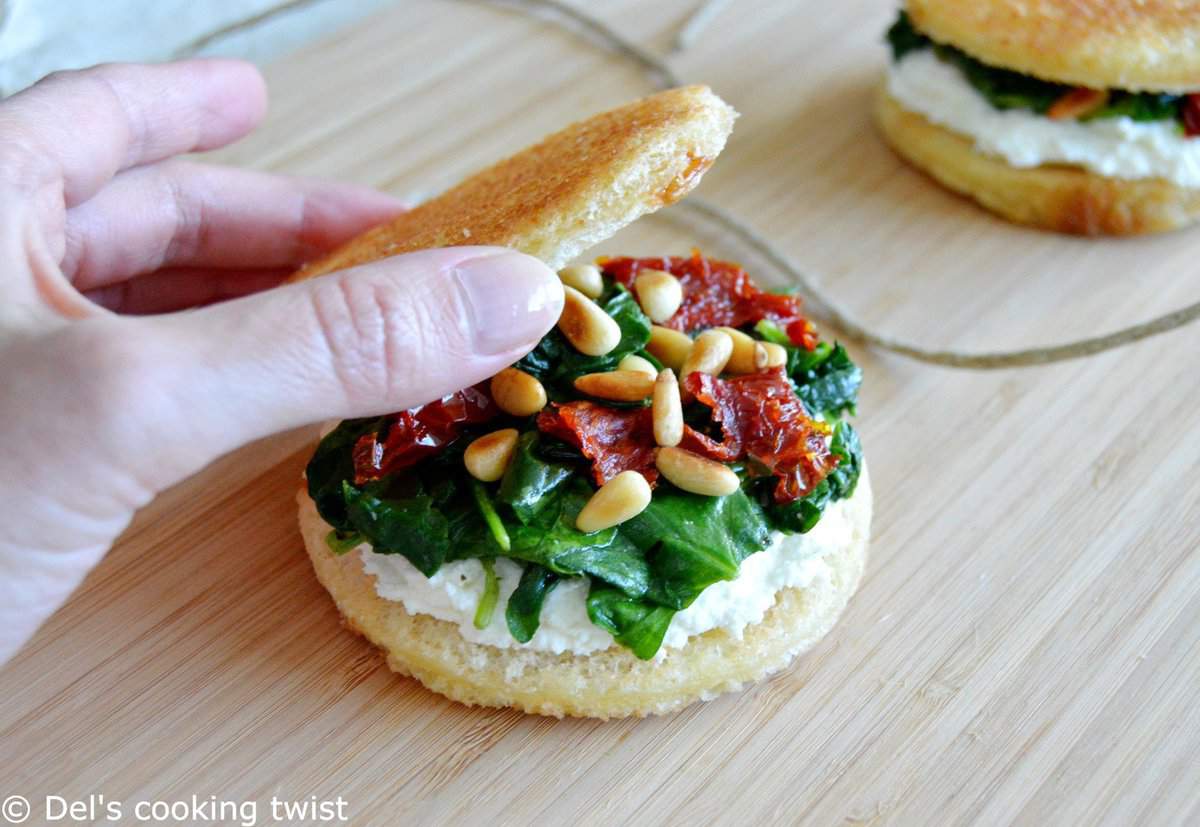 Fancy Spinach Grilled Cheese Sandwich