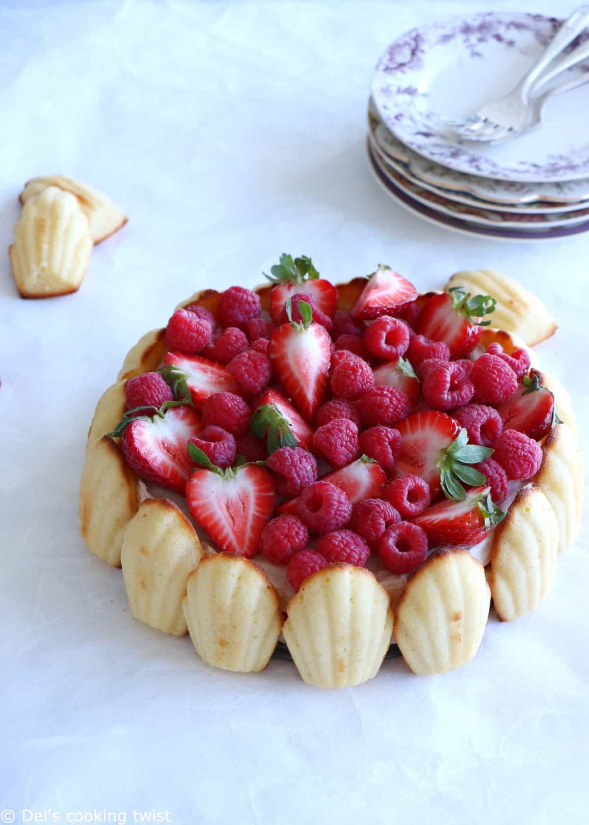 Madeleine Strawberry Charlotte