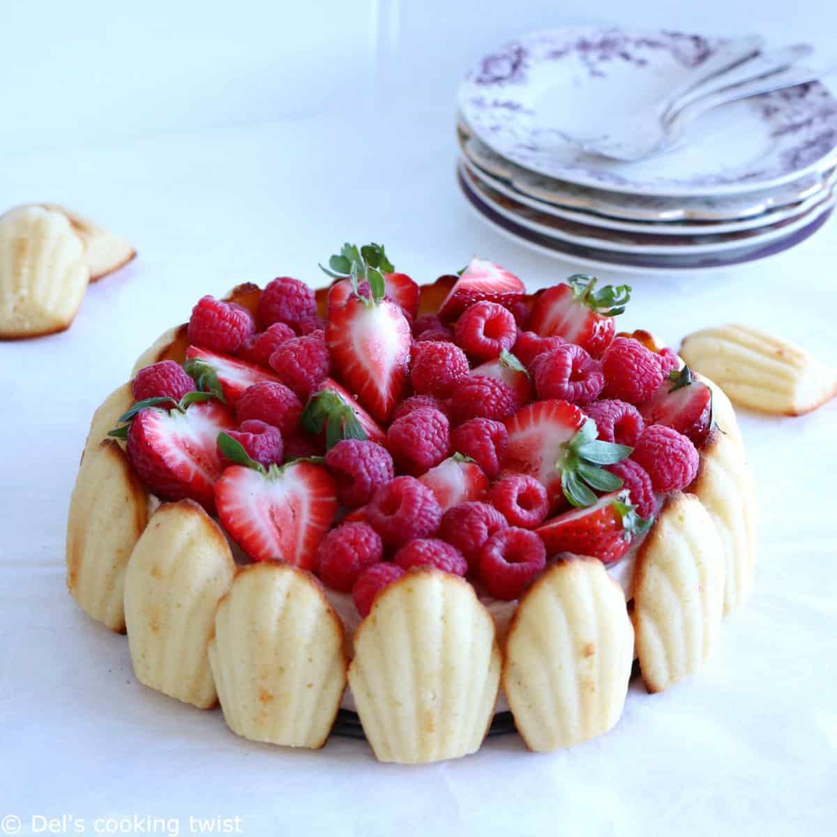 Madeleine Strawberry Charlotte