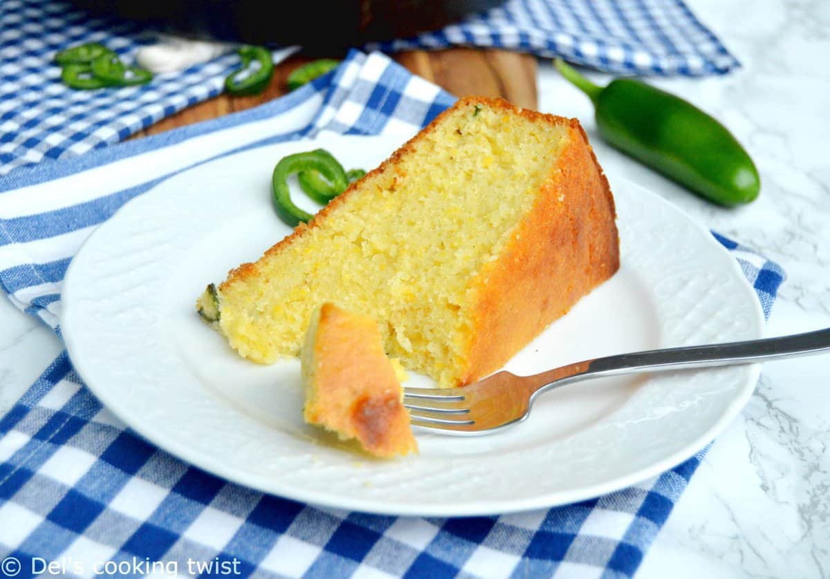 Moist Skillet Jalapeno Cornbread