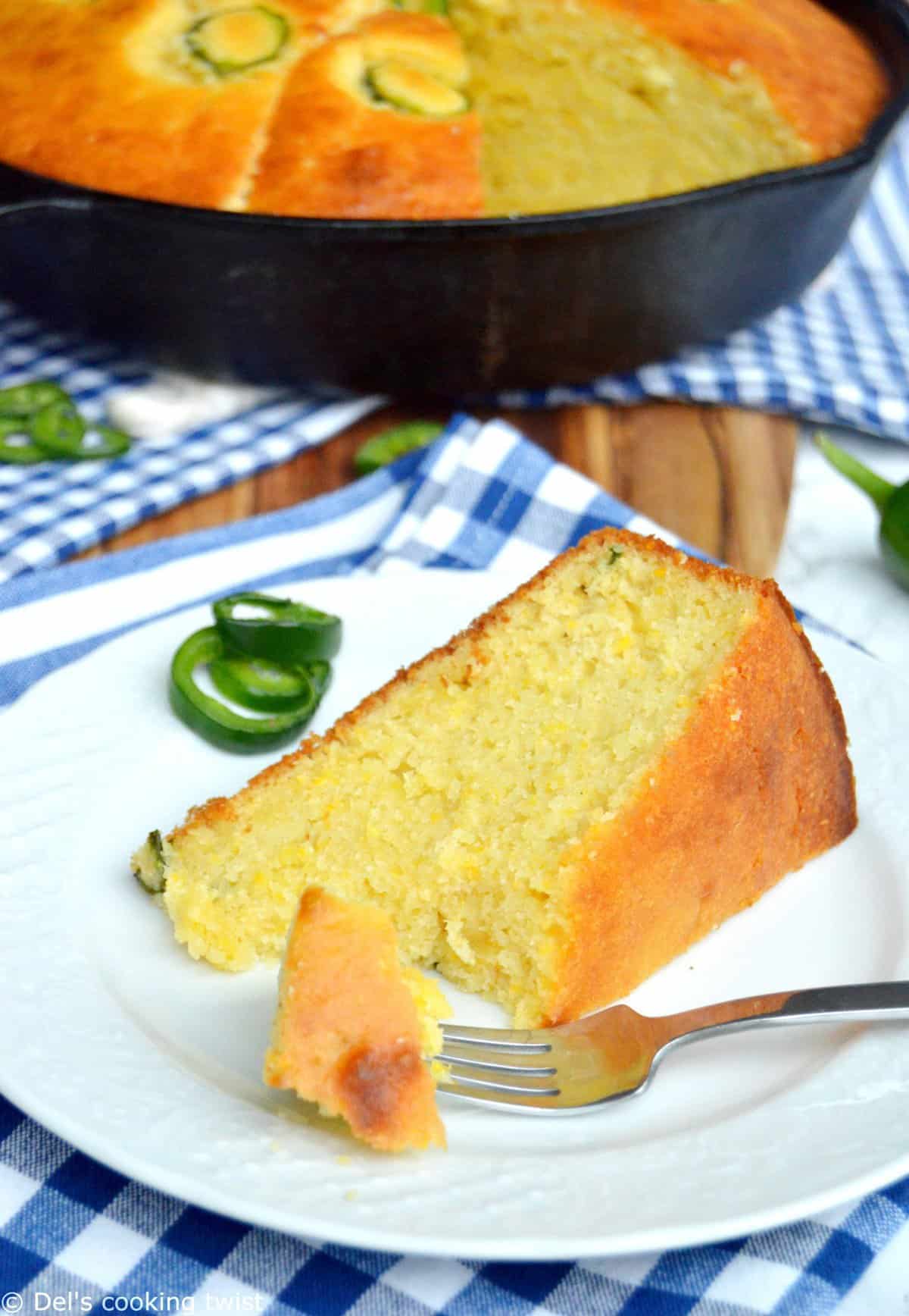 Moist Skillet Jalapeno Cornbread