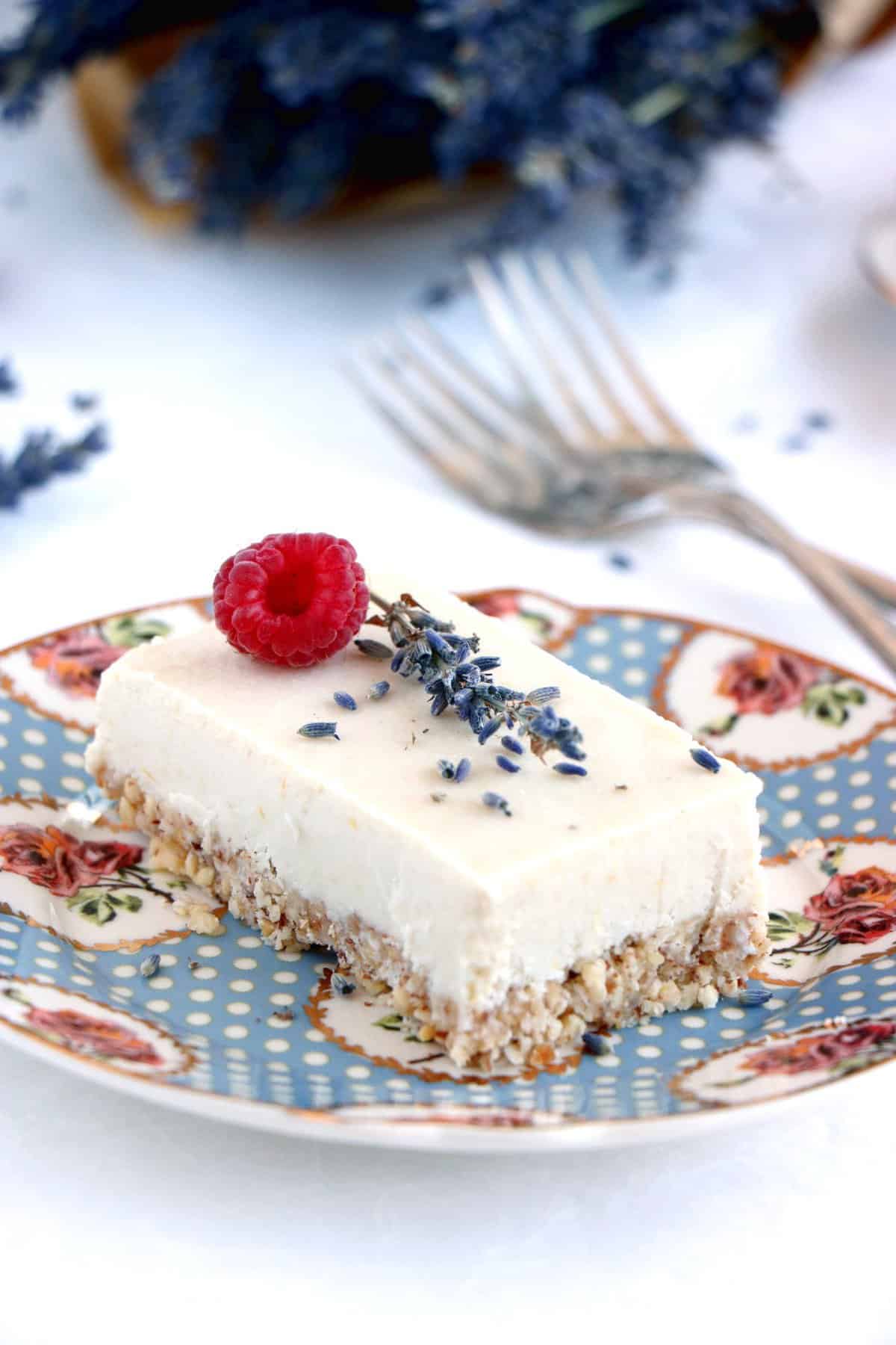 Raw Coconut Yuzu Cheesecake