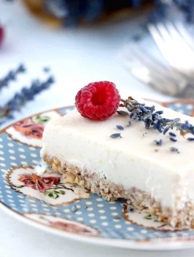 Raw Coconut Yuzu Cheesecake
