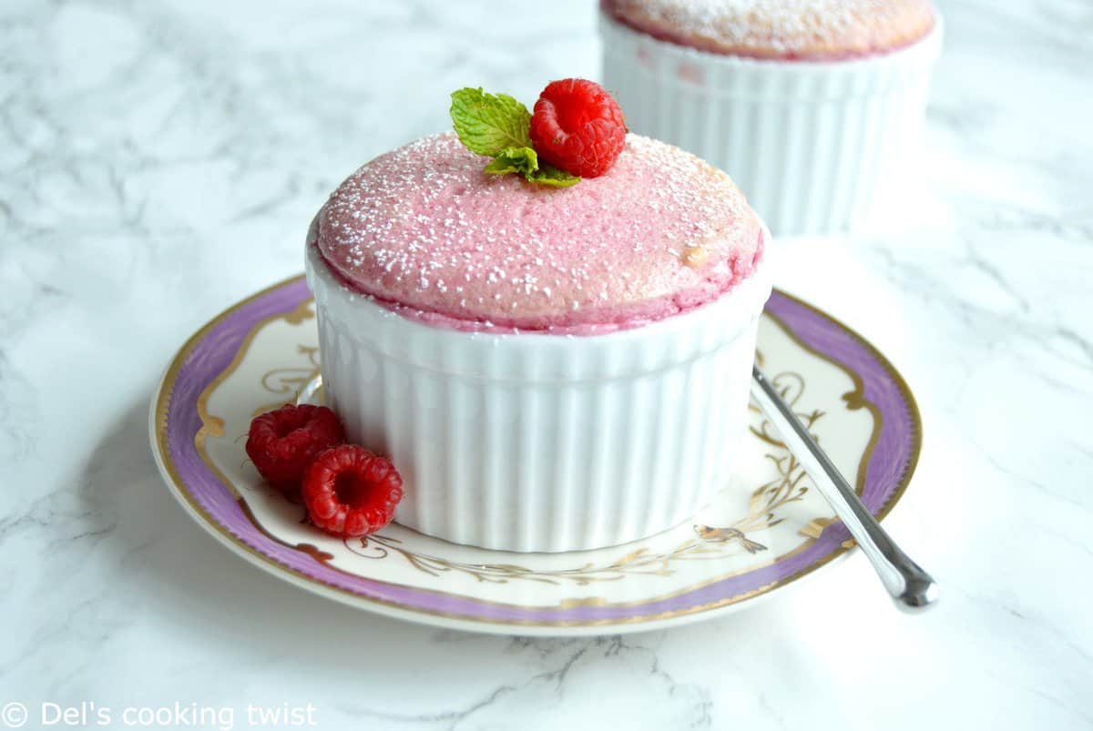 Soufflé aux fruits rouges (sans gluten, sans lactose)