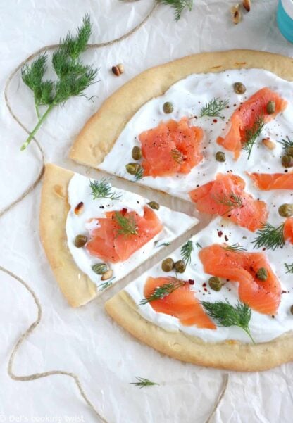 Smoked Salmon Pizza with Capers