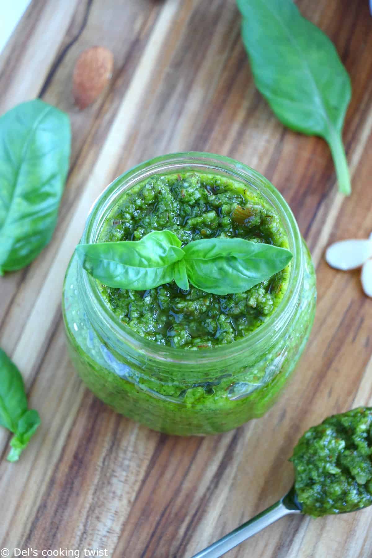 Pesto amandes et basilic