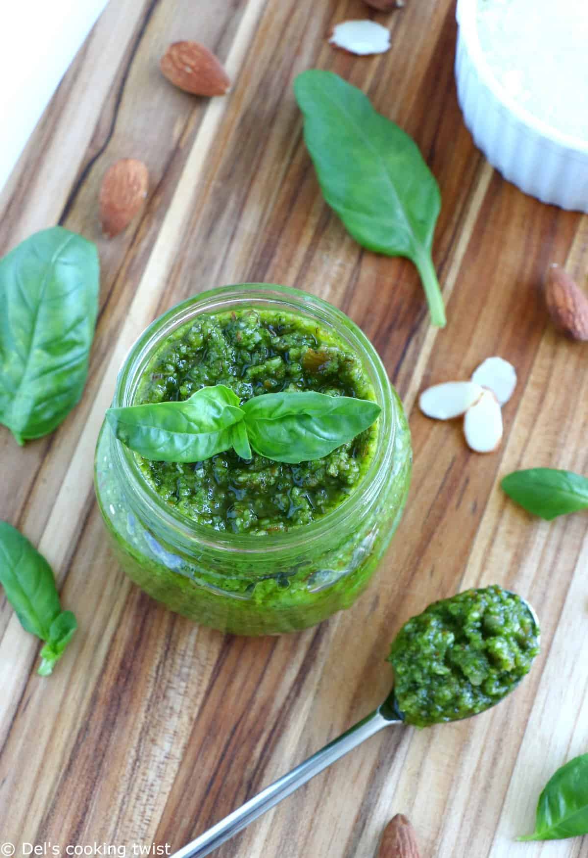 Pesto amandes et basilic