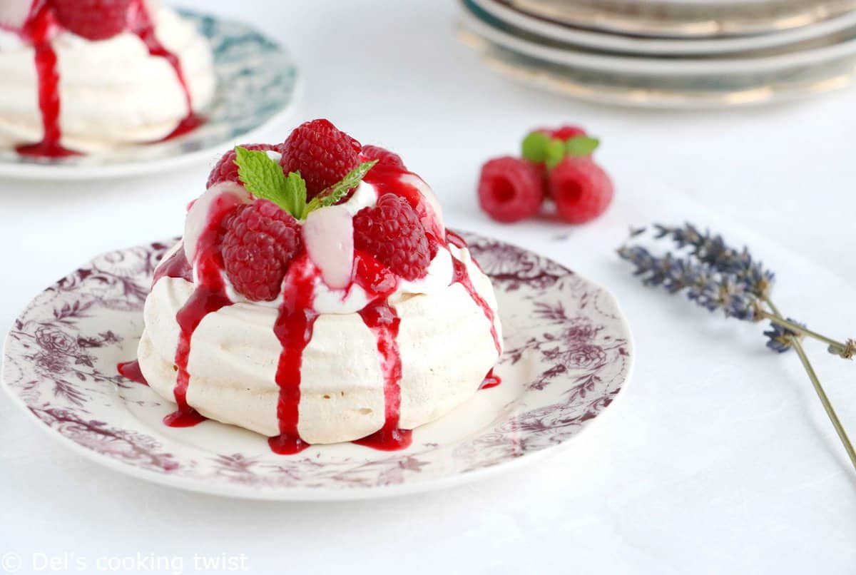 Ispahan Style Pavlova