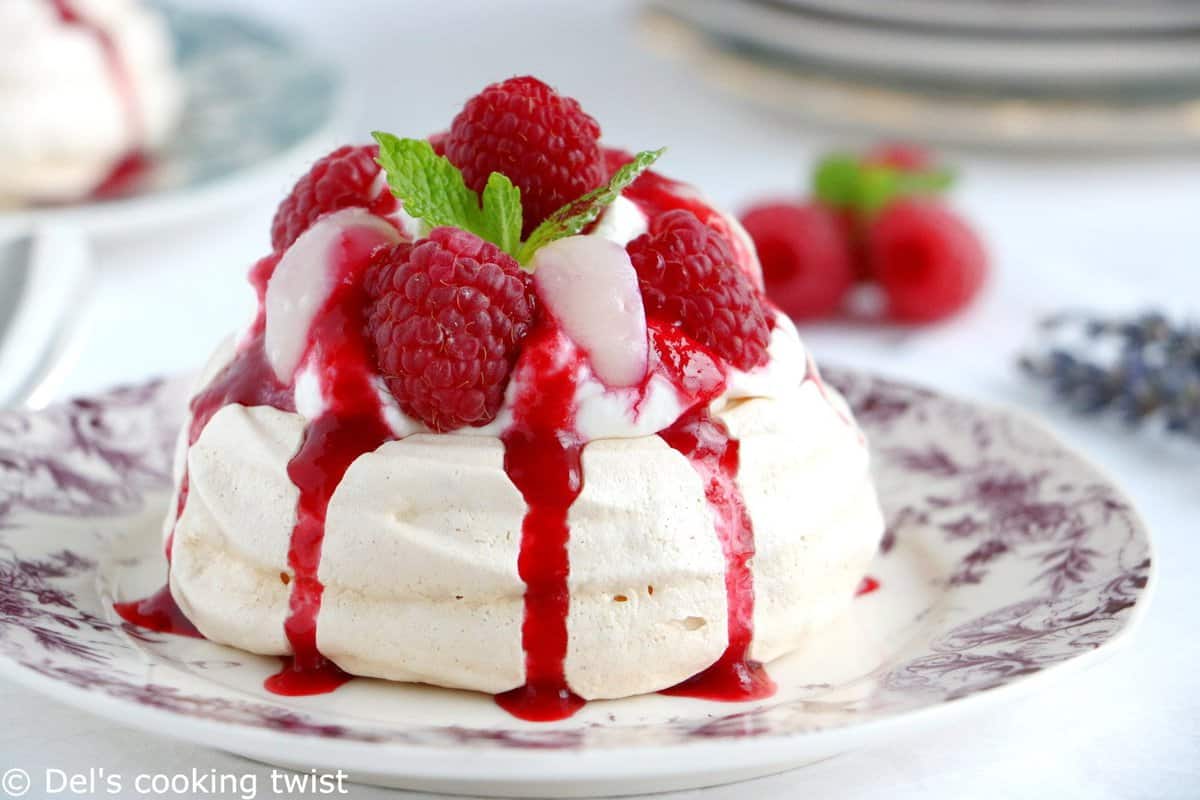 Ispahan Style Pavlova