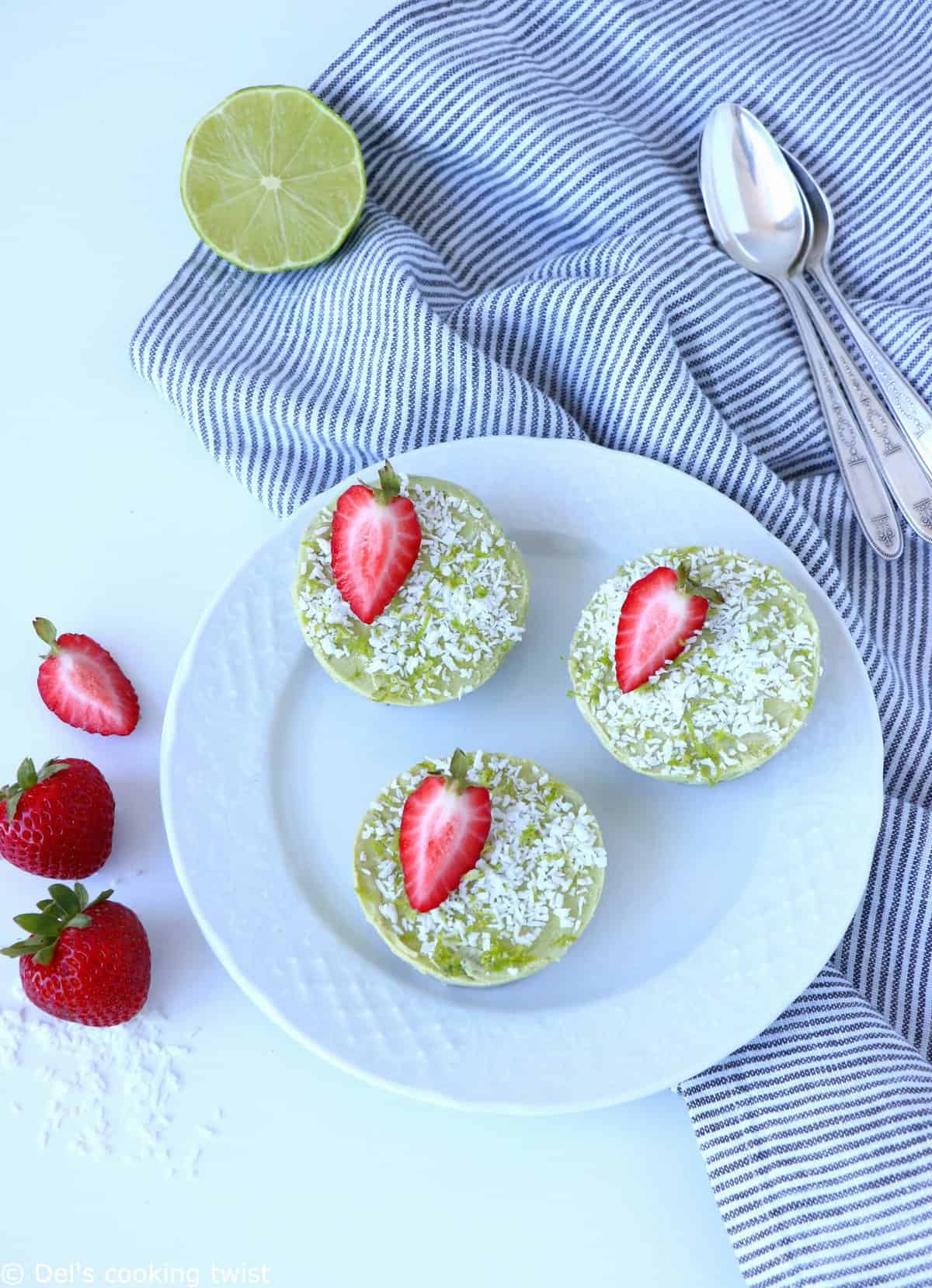 Mini Healthy Key Lime Pies