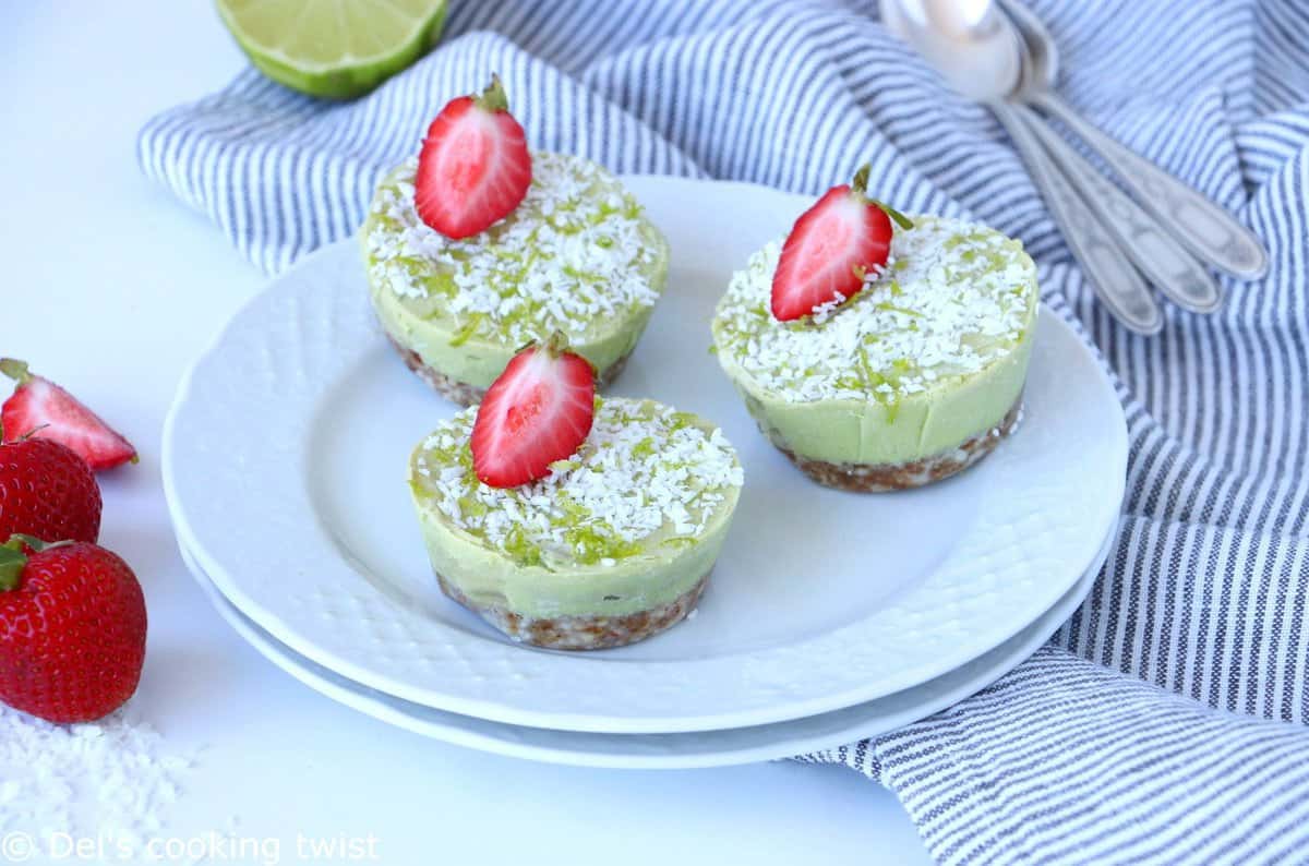 Mini Healthy Key Lime Pies