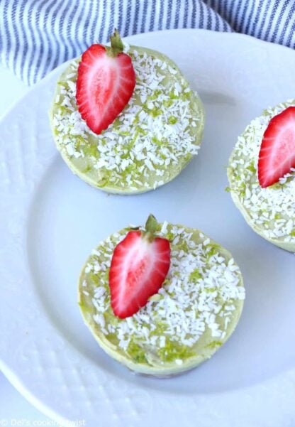 Mini Healthy Key Lime Pies