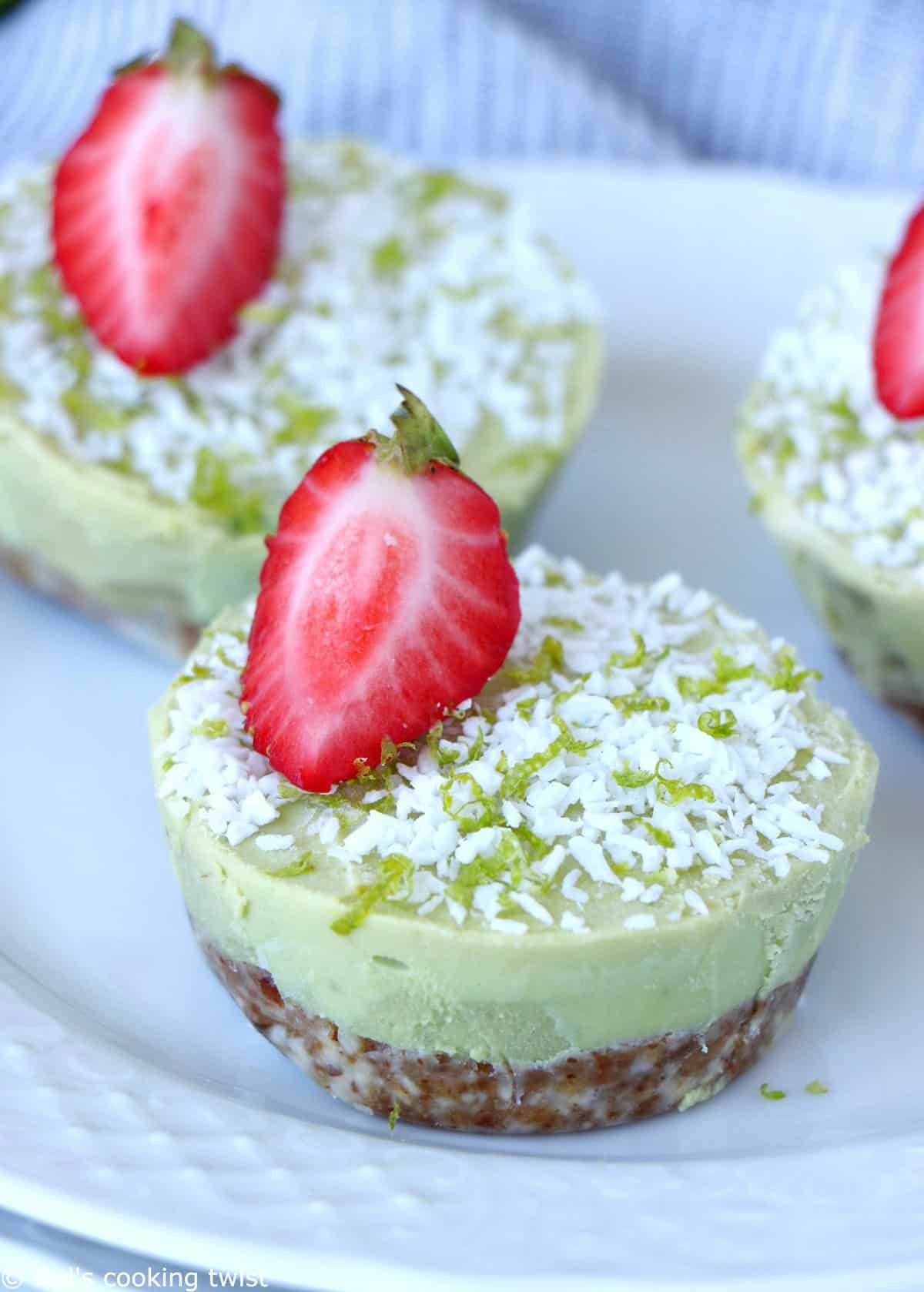 Mini Healthy Key Lime Pies