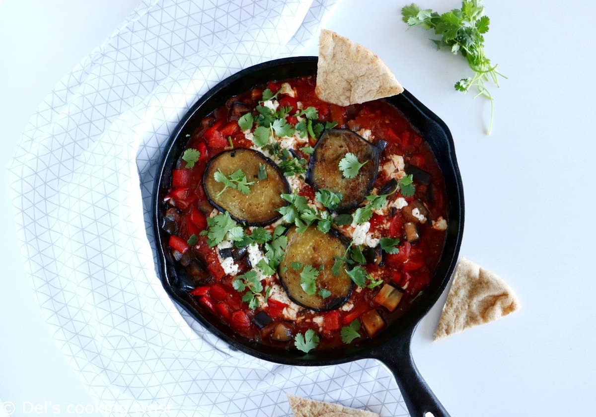 Vegan Eggplant Shakshuka