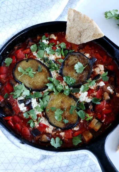 Vegan Eggplant Shakshuka