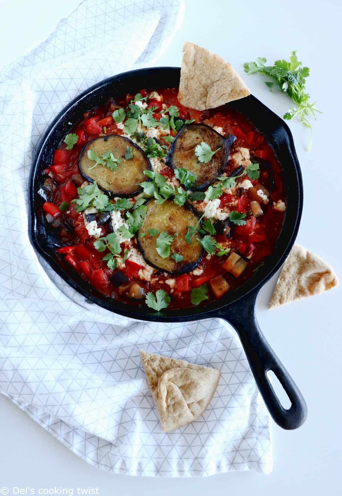 Vegan Eggplant Shakshuka