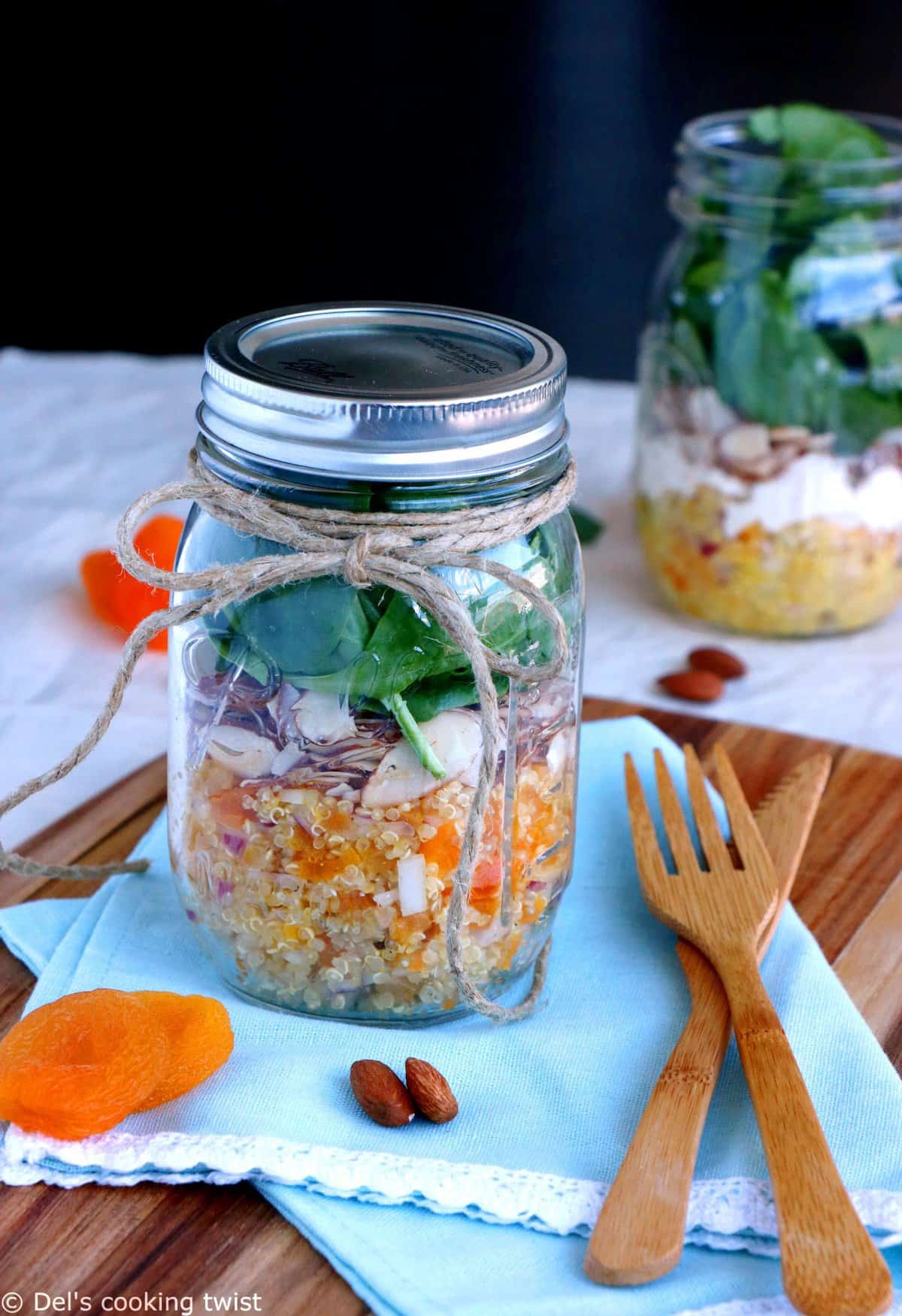 Apricot Quinoa Mason Jar