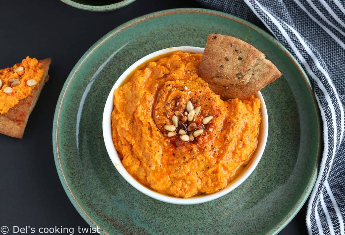 Carrot and Turmeric Hummus