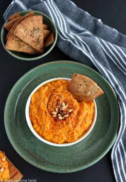 Carrot and Turmeric Hummus