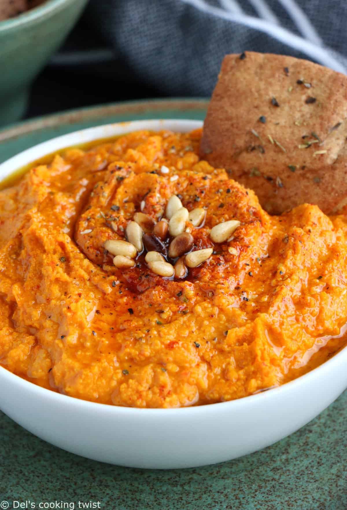 Carrot and Turmeric Hummus