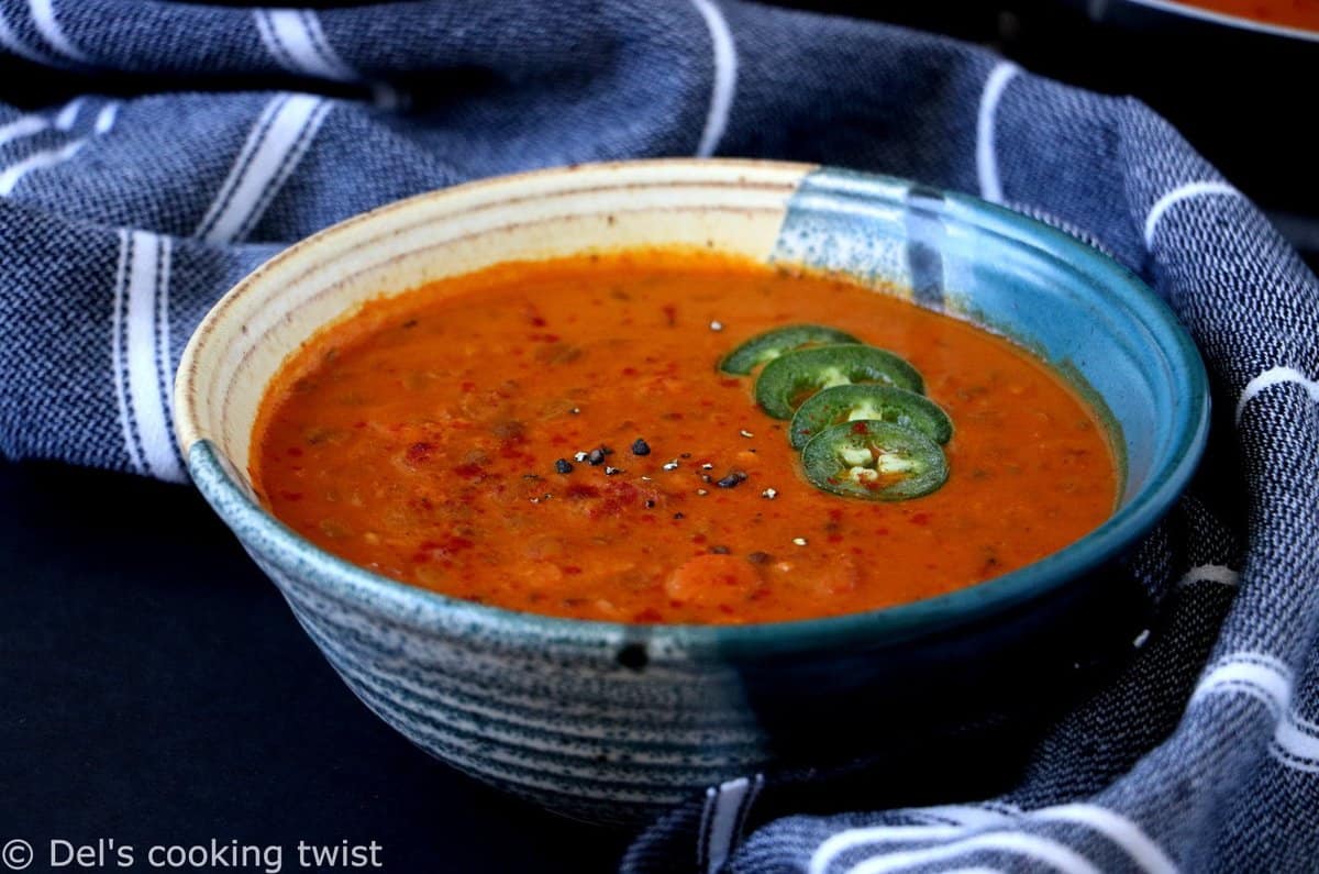 Curry crémeux de lentilles au lait de coco