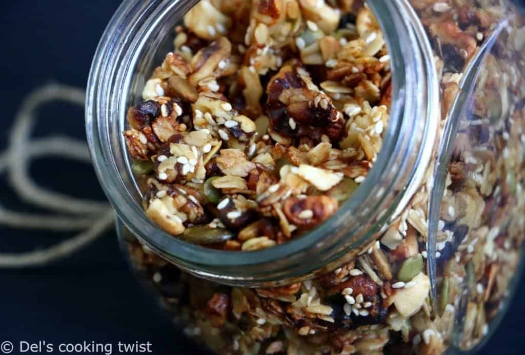 Easy Savory Granola Del's cooking twist