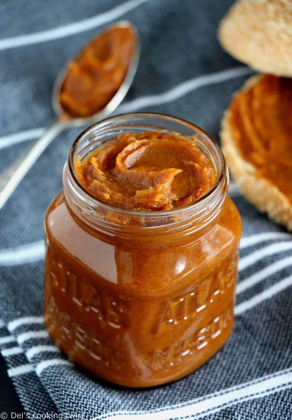 Beurre de courge aux épices (pumpkin butter)