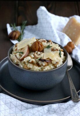 Shiitake Mushroom and Chestnut Risotto