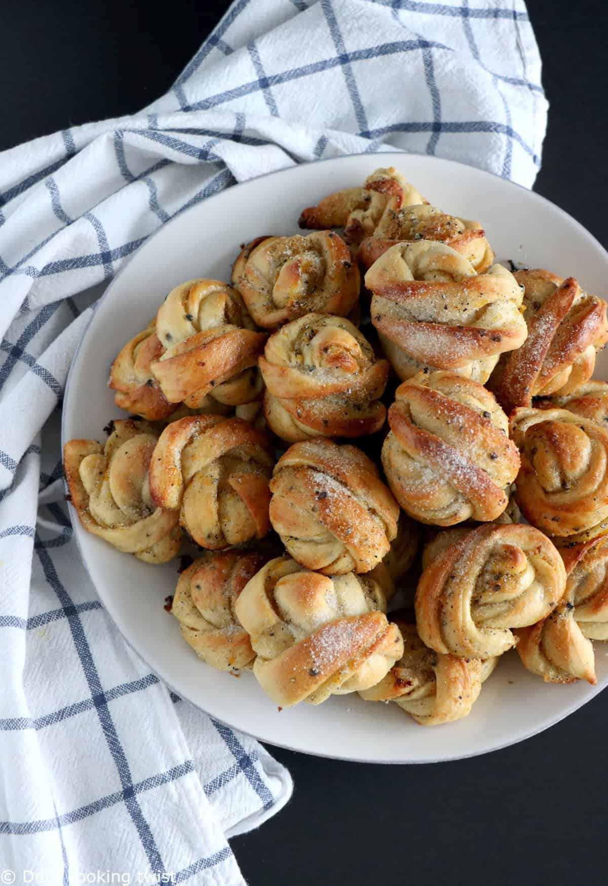 Brioches suédoises orange et cardamome